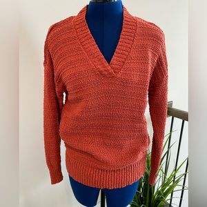 Rust orange sweater